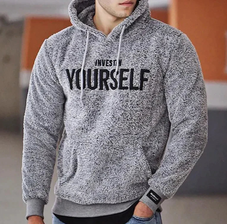 Hoodies Mænd Casual Blødt 100% Bomuld-4