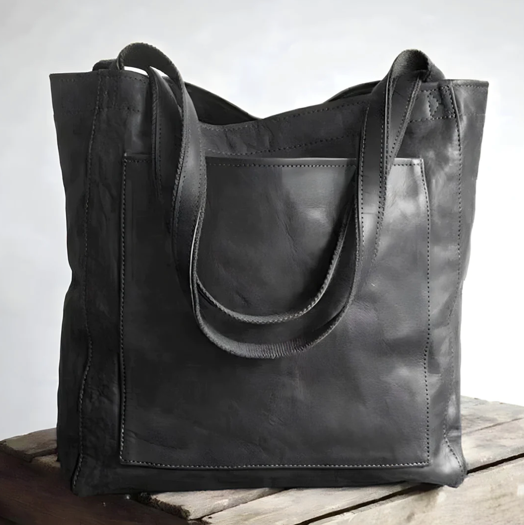 Variant image for Håndtaske Læder Elegant Håndlavet Rummelig-19