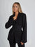 Variant image for Kvinders Blazer Hvid Elegant Gurtel Polyester-7