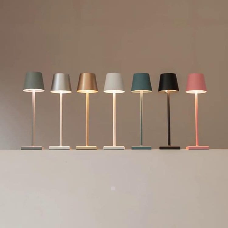 Bordlampe Uden Ledning Minimalistisk Design til Indendørs og Udendørs Belysning 8
