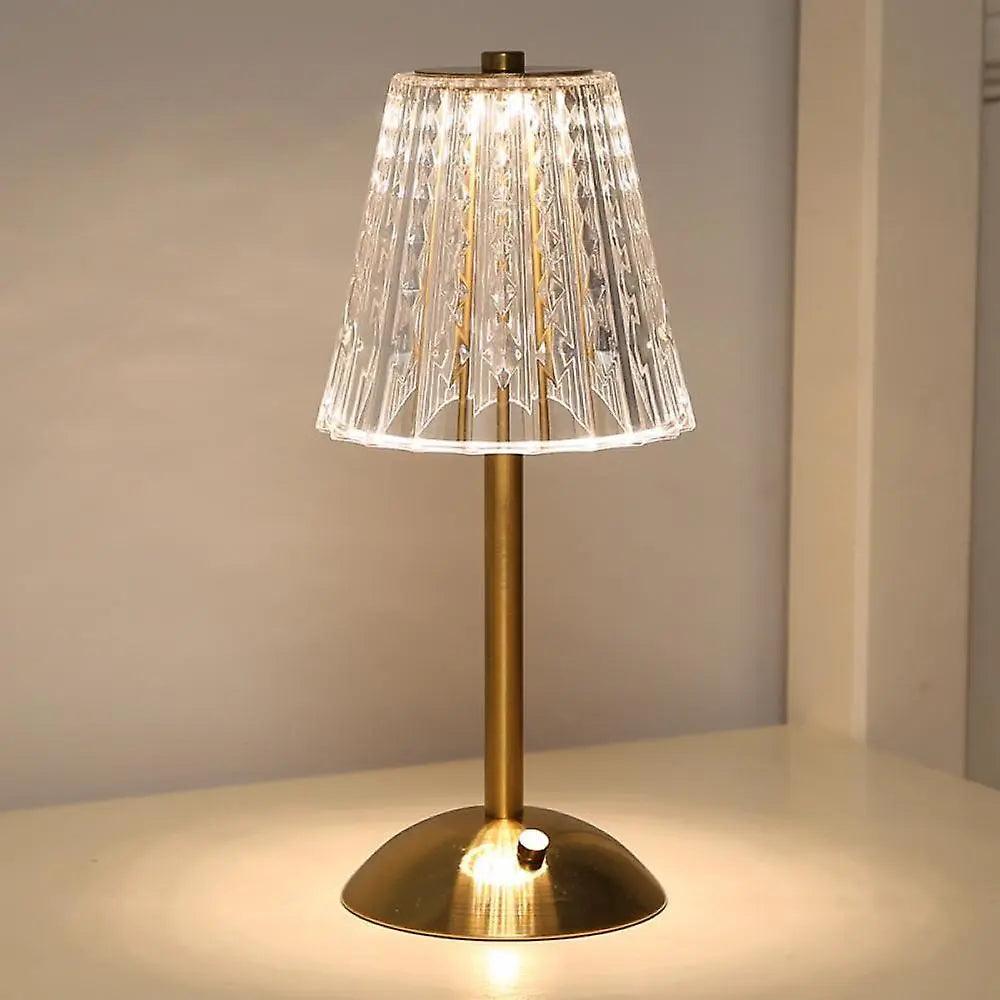 Bordlampe Uden Ledning Vintage Design Justerbar Belysning 3