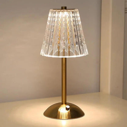 Bordlampe Uden Ledning Vintage Design Justerbar Belysning 3