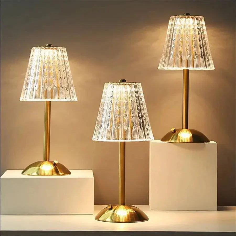Bordlampe Uden Ledning Vintage Design Justerbar Belysning 7