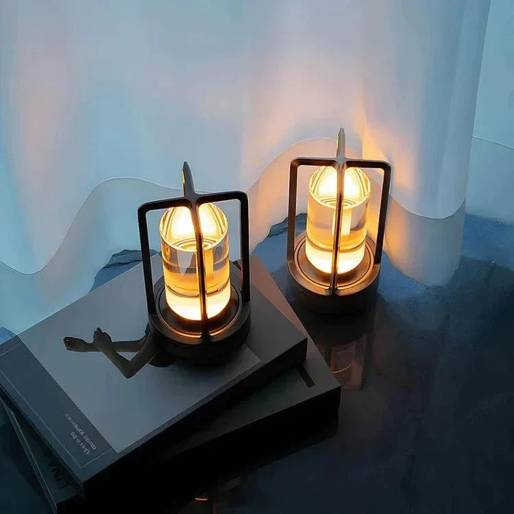 Bordlampe med Krystal og Touch Panel 3