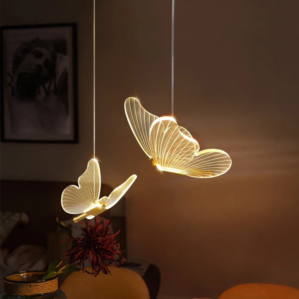 Børns LED Lampe i Sommerfugl Design 1