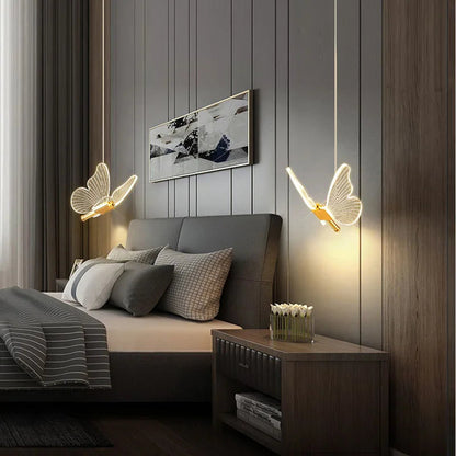 Børns LED Lampe i Sommerfugl Design 2