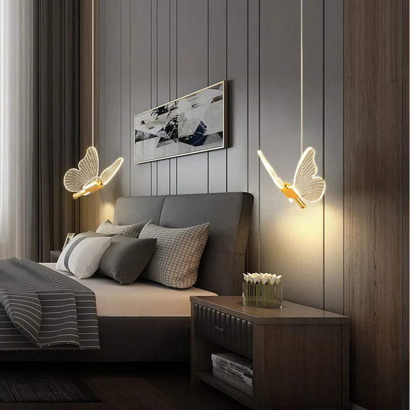 Børns LED Lampe i Sommerfugl Design 2