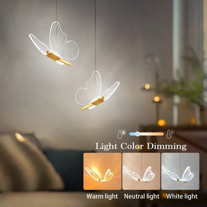 Børns LED Lampe i Sommerfugl Design 3
