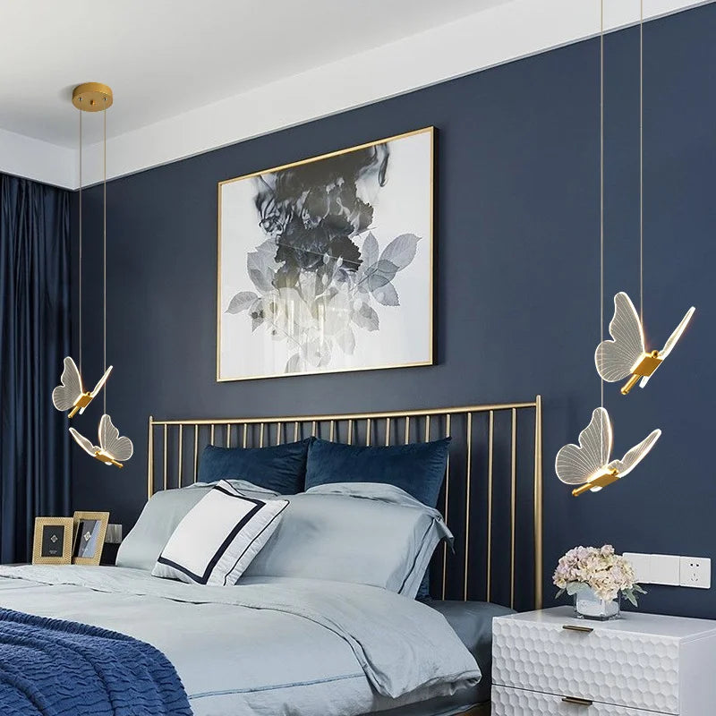 Børns LED Lampe i Sommerfugl Design 4