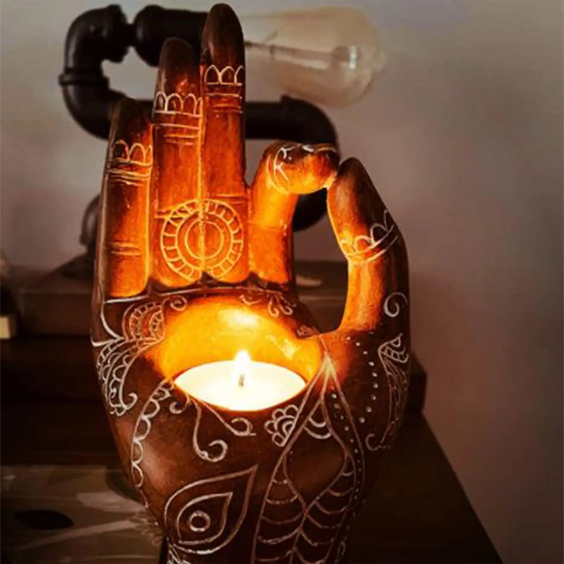 Buddha Hand Lysestage
