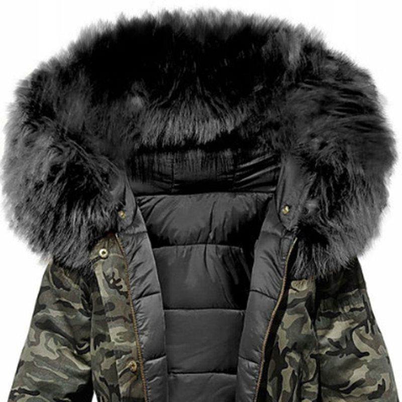 Camo vinterjakke til kvinder
