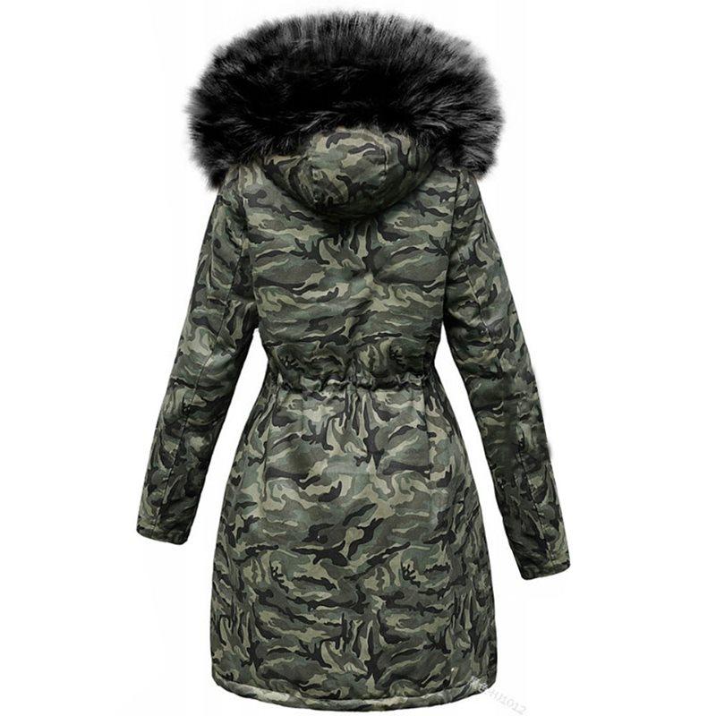 Camo vinterjakke til kvinder