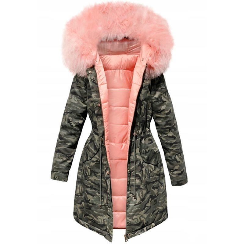 Camo vinterjakke til kvinder