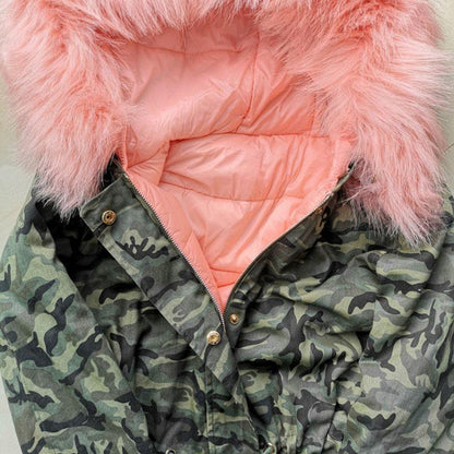 Camo vinterjakke til kvinder
