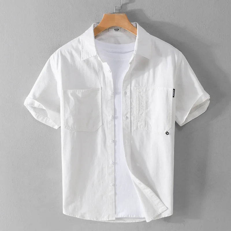 Variant image for Herre Skjorter Casual Bomuld Med Lommer-13