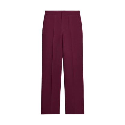 Dame Blazer Bukser Sæt med Revers 6