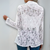 Dame Blazer Jakke Elegant Letvægts Blonde Design 2