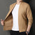 Dame Blazer Jakke Klassisk Jacquard Stil med Figursyet Silhuet 2