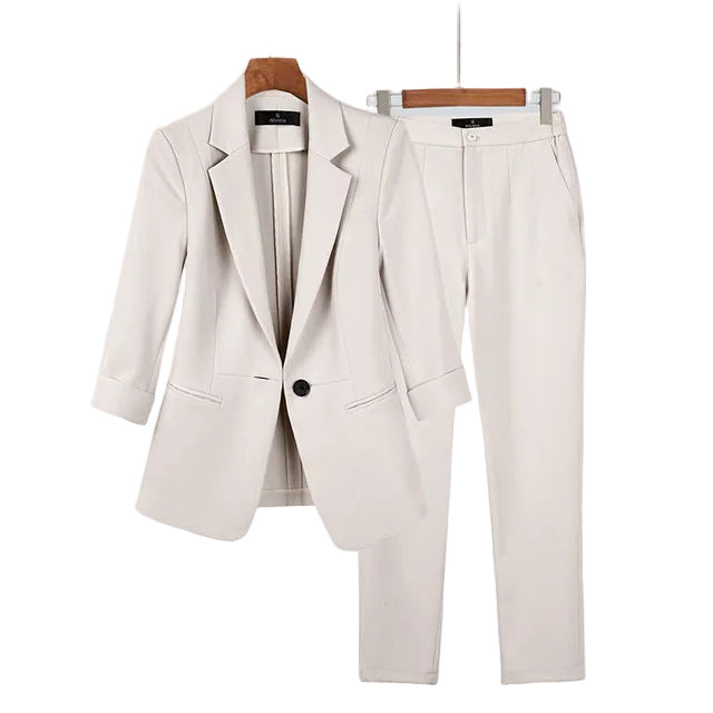 Dame Blazer og Bukseensemble Moderne 0