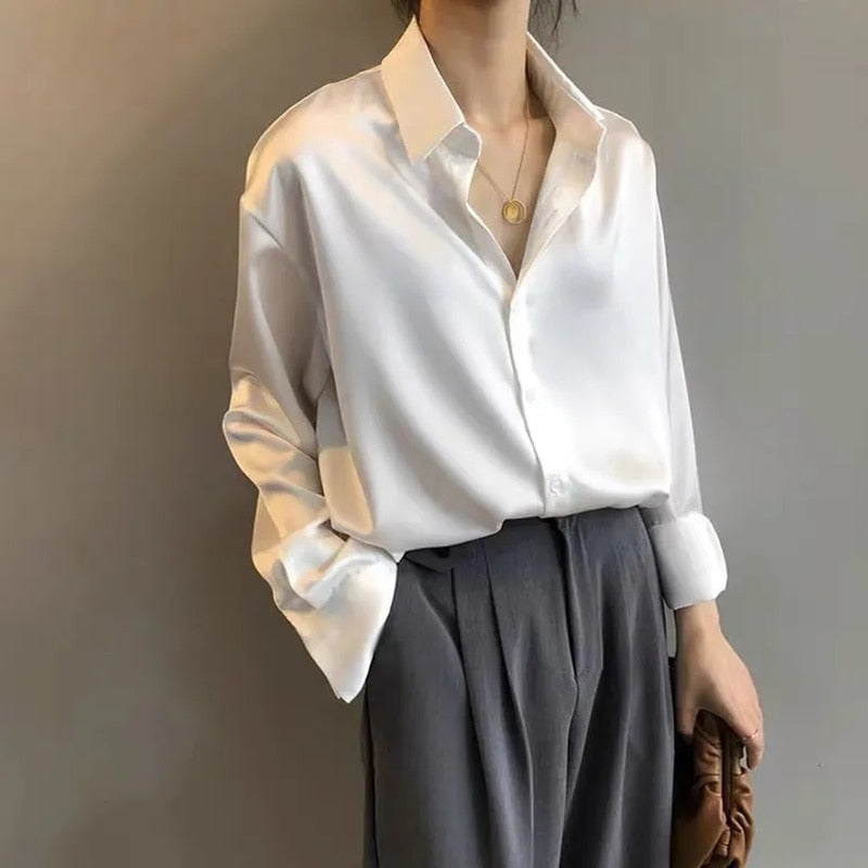 Dame Bluse Vintage-Inspireret Med Tidløs Stil 1
