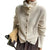 Dame Chunky Strik Cardigan Med Høj Krave 3