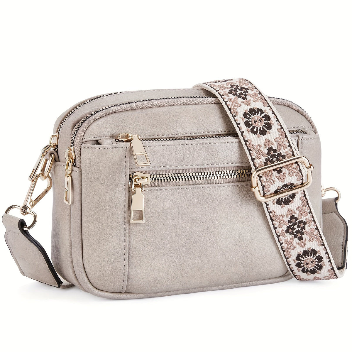 Dame Crossbody Taske Boho-Chic Vegansk Læder 1