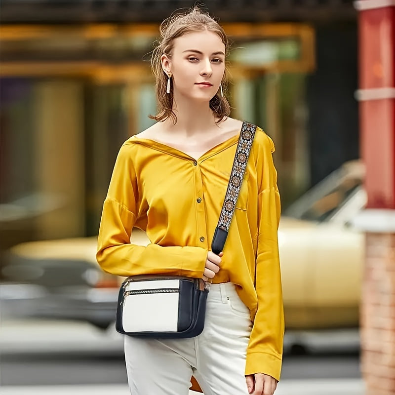Dame Crossbody Taske Boho-Chic Vegansk Læder 8