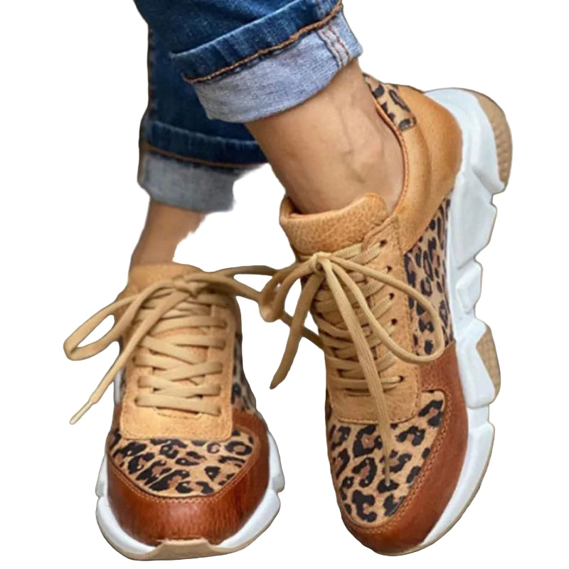 Dame Fritidssko Leopardprint 0