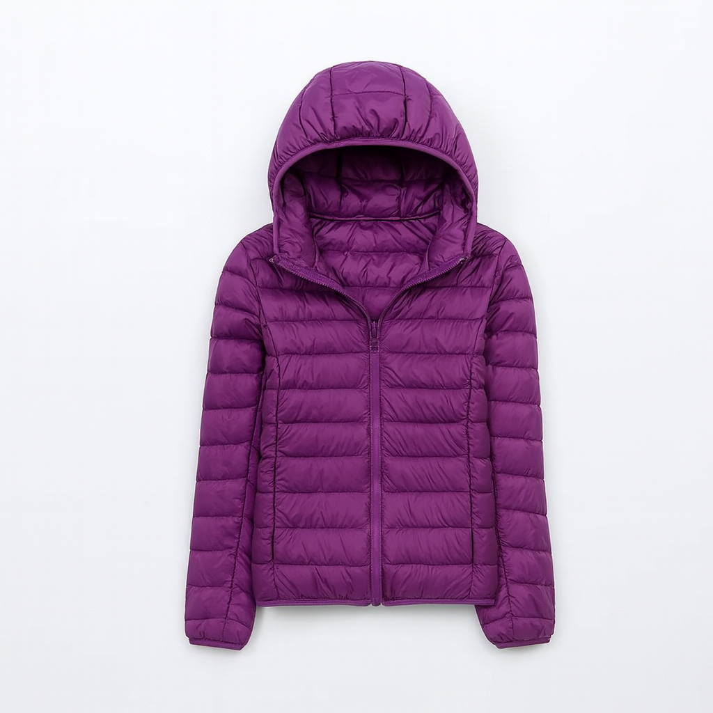 Dame Hættejakke Vinterstil 11