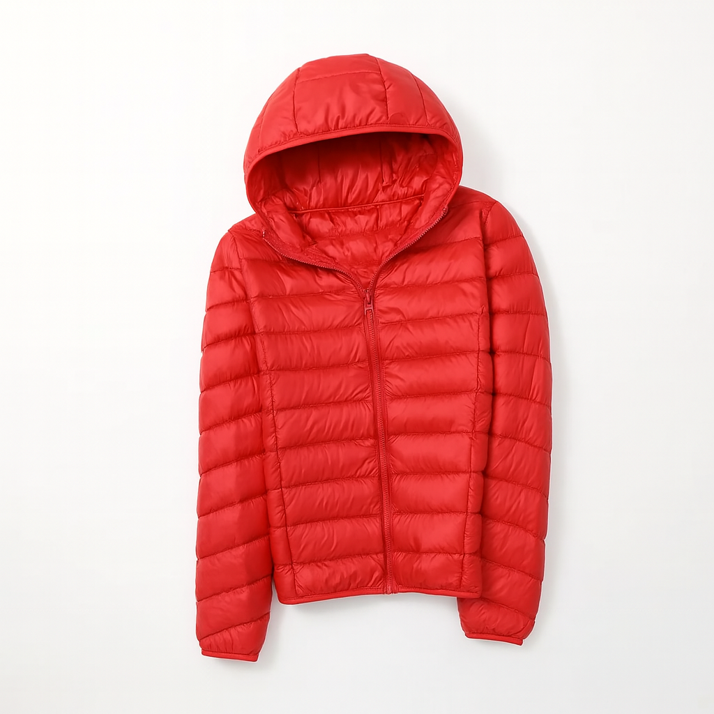 Dame Hættejakke Vinterstil 12