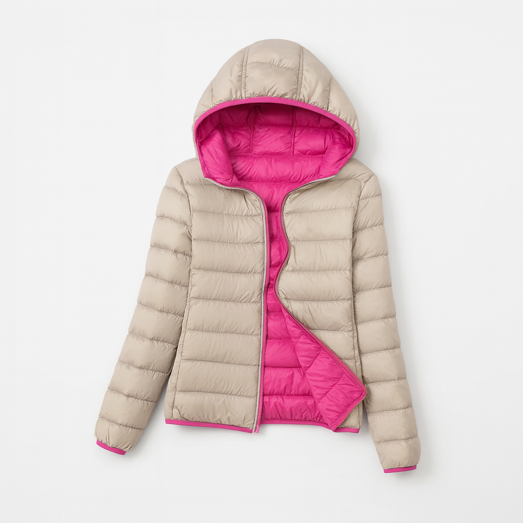 Dame Hættejakke Vinterstil 1