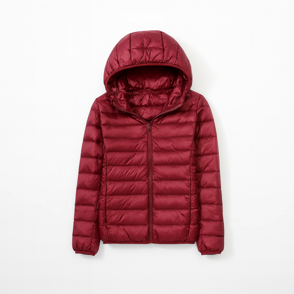 Dame Hættejakke Vinterstil 9