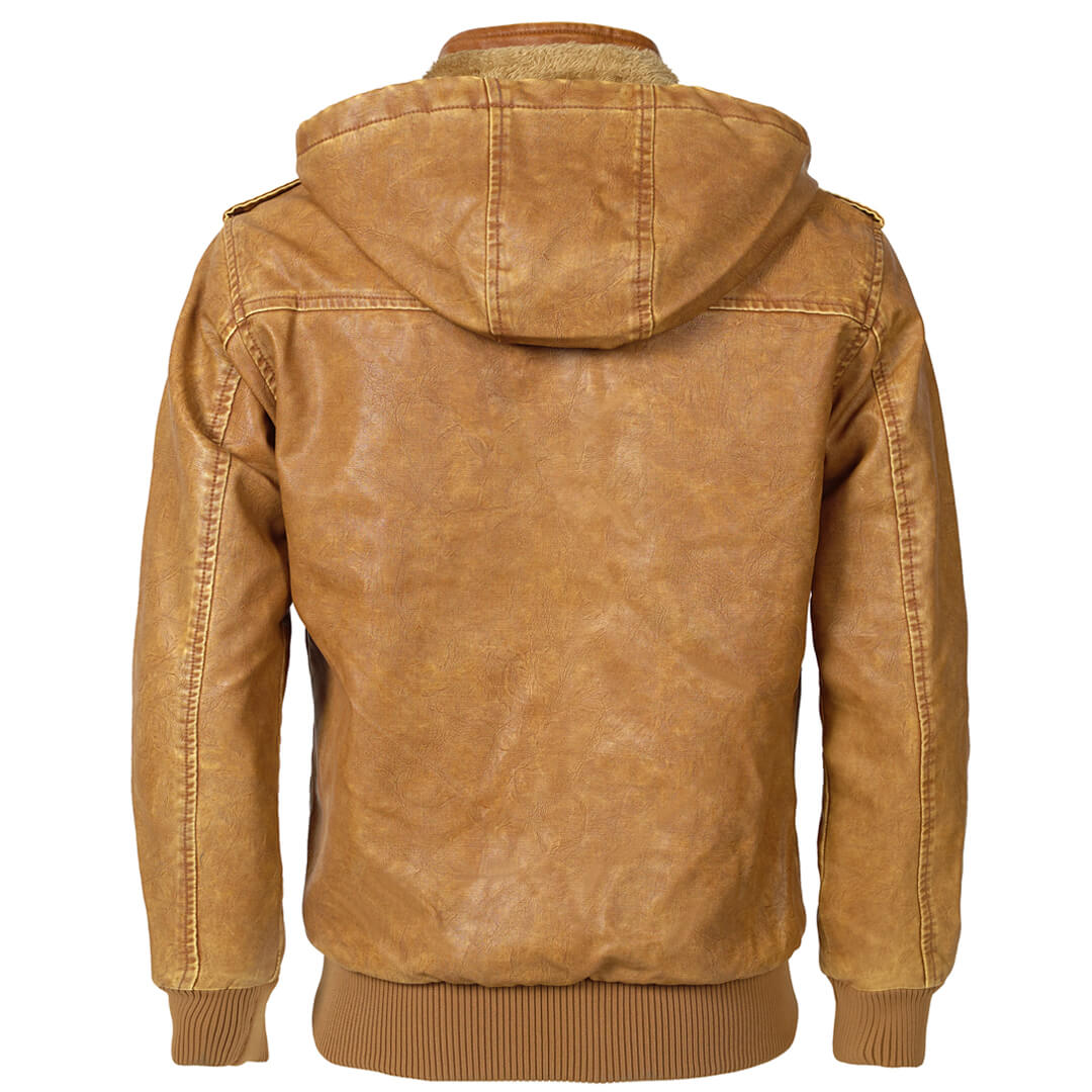 Dame Jakke Med Aftagelig Hætte Casual Stil 2