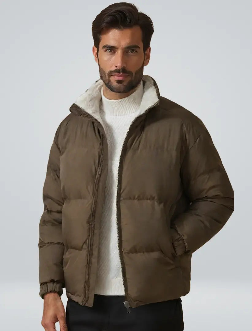 Dame Jakke Puffer Med Trendy Design 1