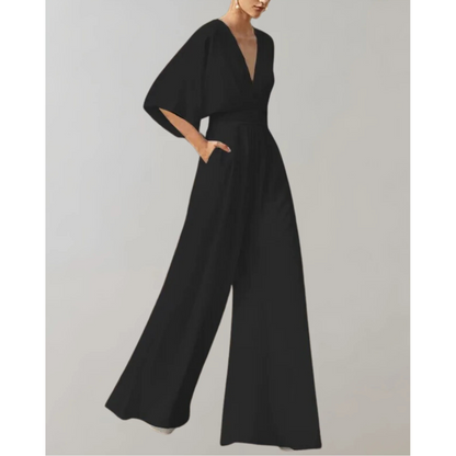 Dame Jumpsuit Med Flatterende Snit Til Dag- Og Aftenbrug 2