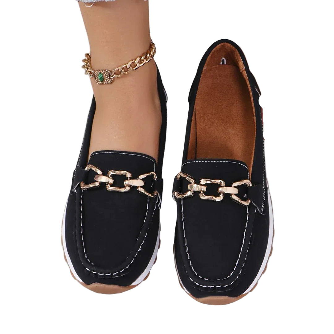 Dame Loafers med Kædedetaljer 0