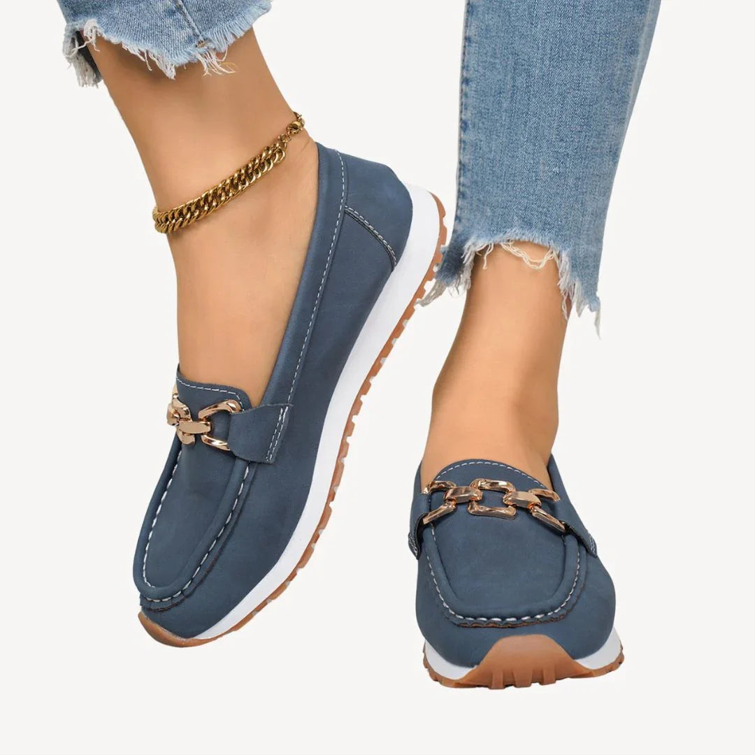 Dame Loafers med Kædedetaljer 5