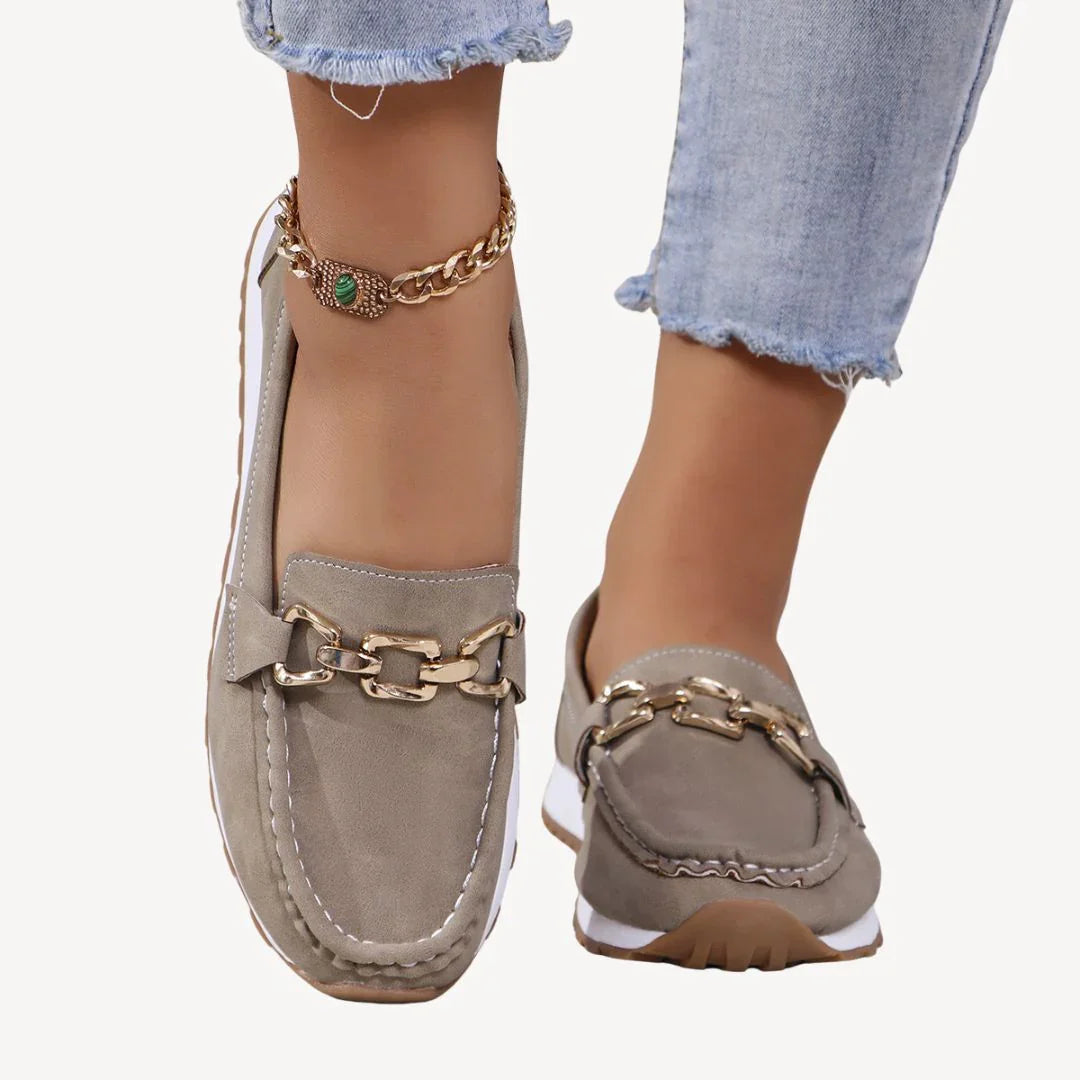 Dame Loafers med Kædedetaljer 6
