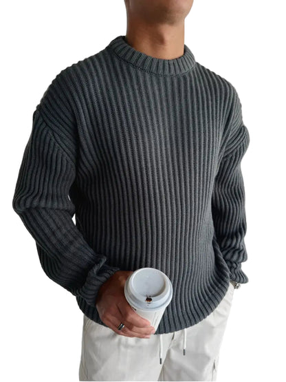 Dame Overdimensioneret Strikket Sweater 0