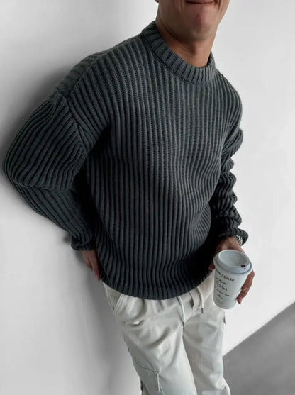 Dame Overdimensioneret Strikket Sweater 1