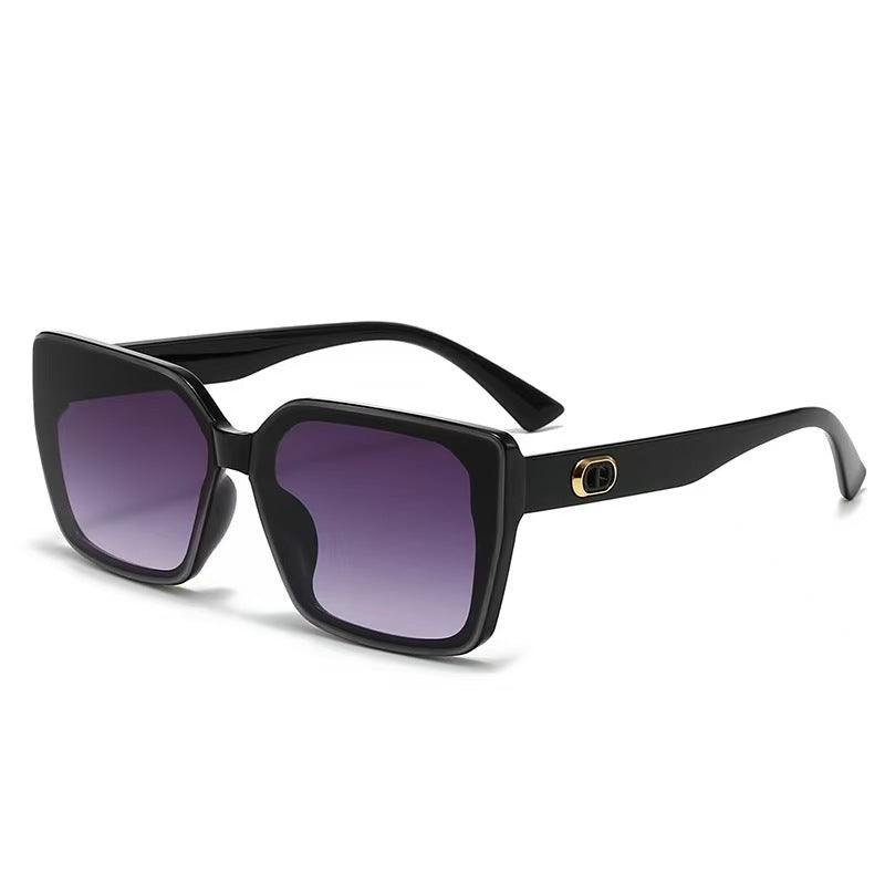 Dame Oversize Solbriller Trendy Design med UV-Beskyttelse 6