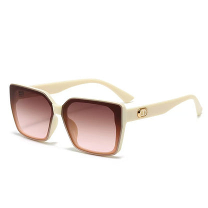 Dame Oversize Solbriller Trendy Design med UV-Beskyttelse 9