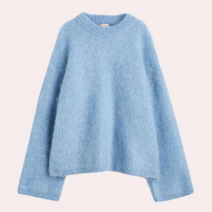Dame Oversized Striktrøje Tidløs Stil 3