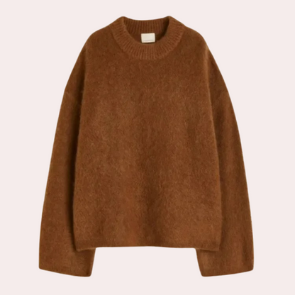 Dame Oversized Striktrøje Tidløs Stil 4
