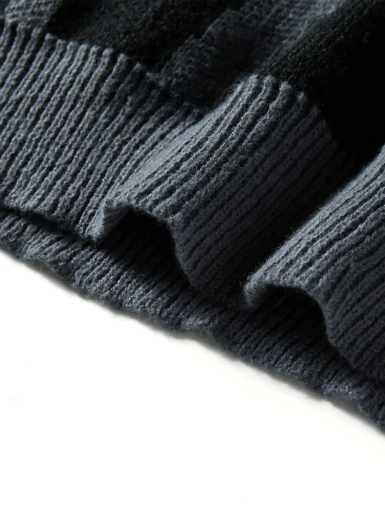 Dame Oversized Striktrøje med Abstrakt Mønster 5