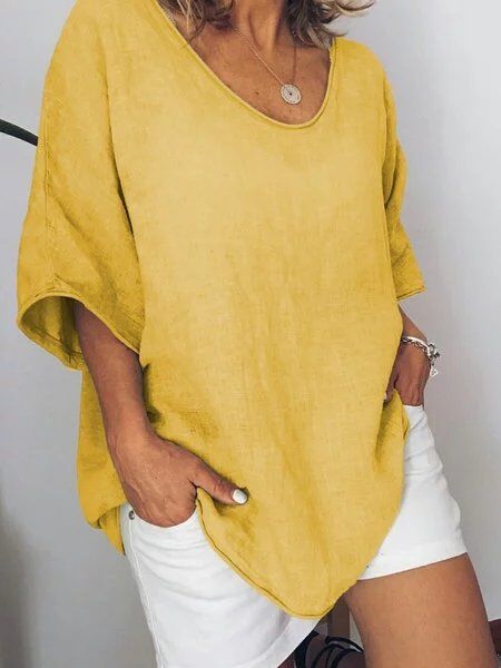 Dame Oversized T-Shirt Casual 2