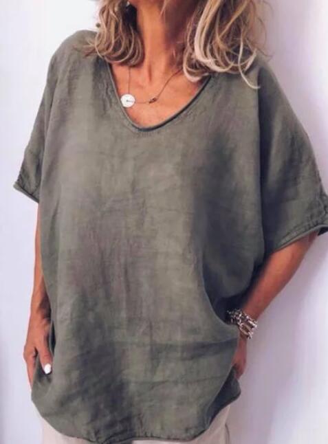 Dame Oversized T-Shirt Casual 6