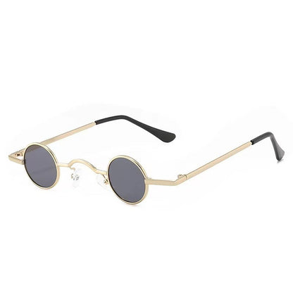 Dame Rund Vintage Solbriller Med UV-Beskyttelse 0