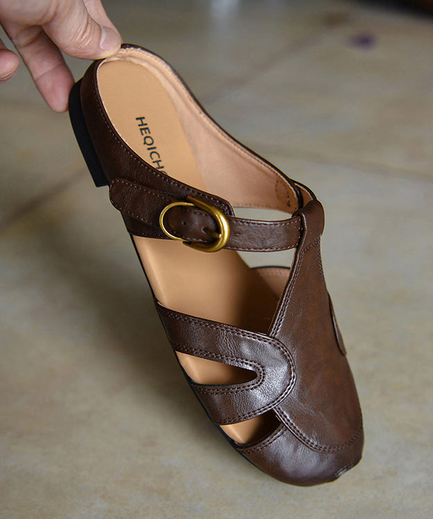 Dame Sandaler Med Åbne Udskæringer Casual Design 4