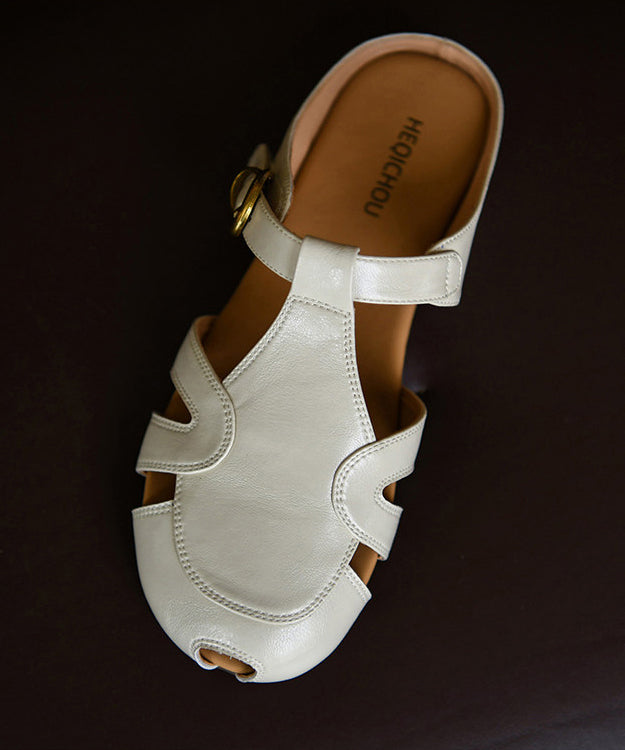 Dame Sandaler Med Hulmønster Og Slide Design 1